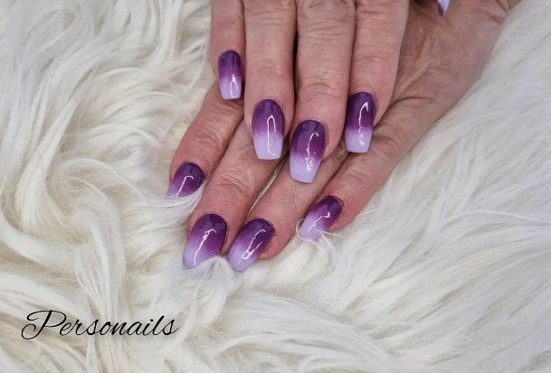 Womens Violet Nail Ideas