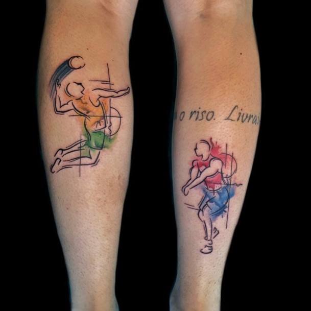 Womens Volleyball Super Tattoo Designs