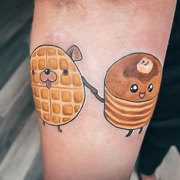 Womens Waffle Good Looking Tattoos