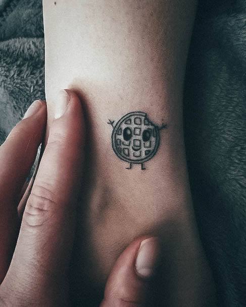 Womens Waffle Tattoo Ideas