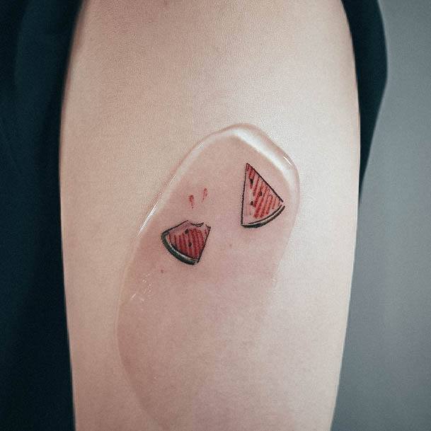 Womens Watermelon Good Looking Tattoos