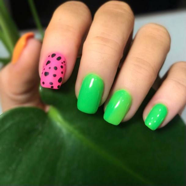 Womens Watermelon Super Nail Designs