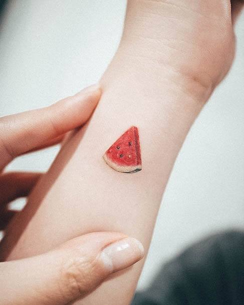 Womens Watermelon Tattoo Design Ideas