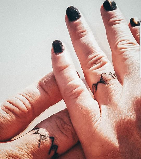 Womens Wedding Ring Tattoos