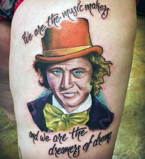 Womens Willy Wonka Good Looking Tattoos