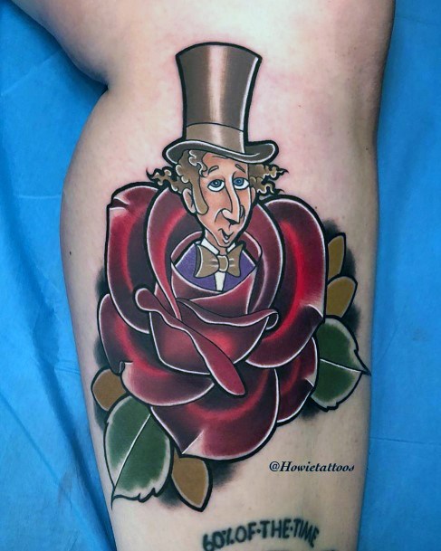 Womens Willy Wonka Tattoo Design Ideas