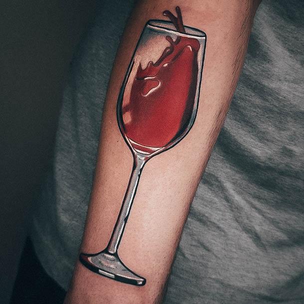 Womens Wine Glass Good Looking Tattoos