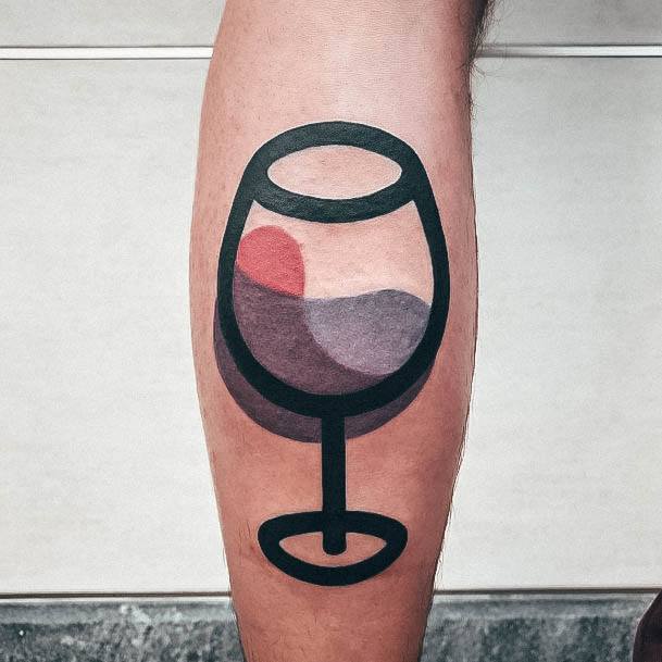 Womens Wine Tattoo Styles