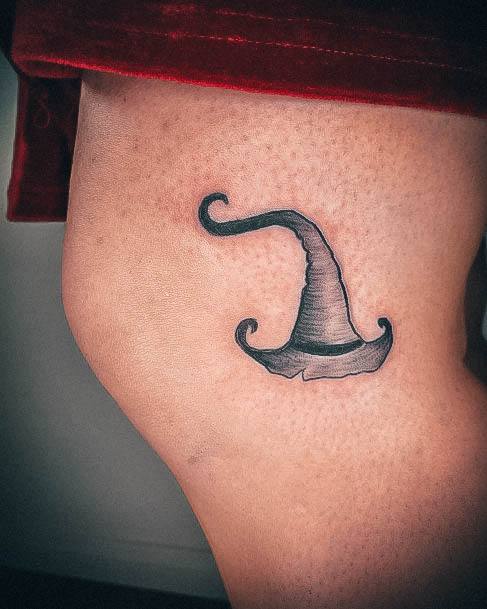 Womens Witch Hat Super Tattoo Designs