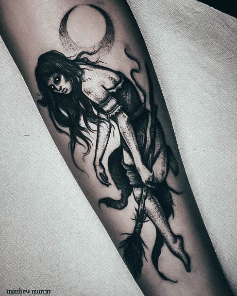 Womens Witch Tattoo Looks