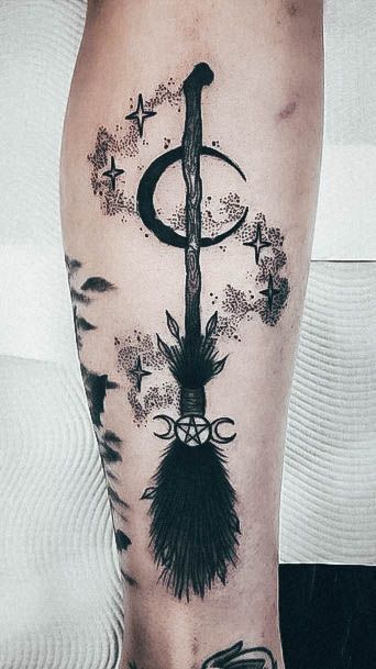 Womens Witch Tattoo Styles