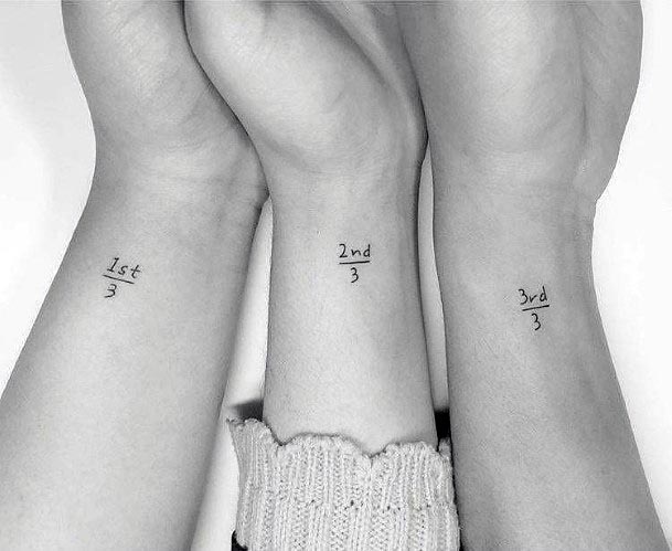 Womens Wrist Simple Order Tattoo