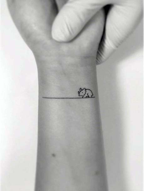 Womens Wrists Cute Small Tattoo Animal Art