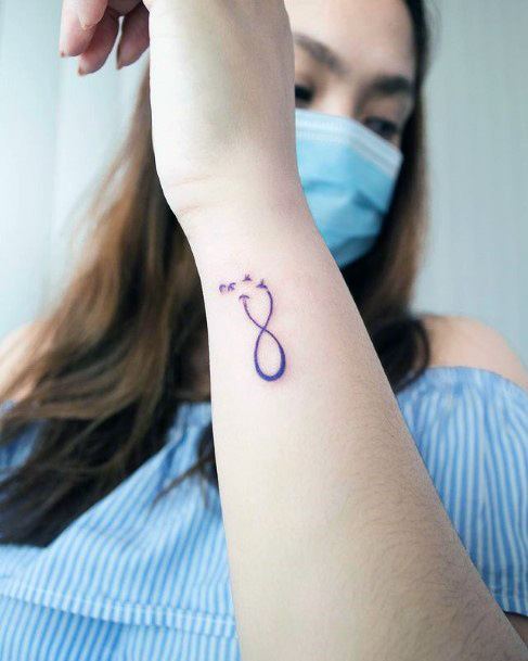 Womens Wrists Infinity Tattoo Cute