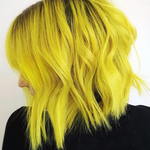 Womens Yellow Ombre Good Looking Hairstyless