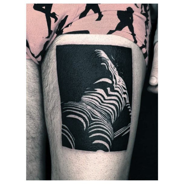 Womens Zebra Girly Tattoo Designs