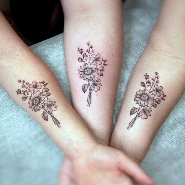 Wonderful Body Art Babys Breath Tattoo For Women