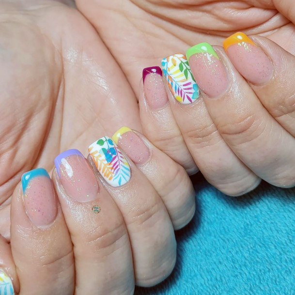 Wonderful Body Art Bright Summer Nail For Women