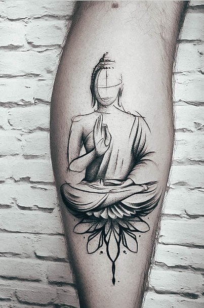 Wonderful Body Art Buddha Tattoo For Women