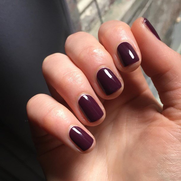 Wonderful Body Art Deep Purple Nail For Women