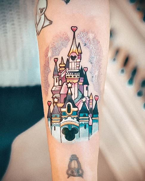 Wonderful Body Art Disney Tattoo For Women