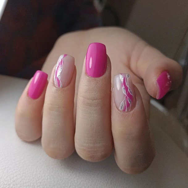 Wonderful Body Art Fuchsia Nail For Women