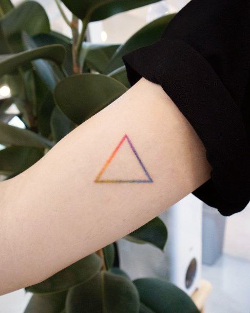 Wonderful Body Art Gradient Tattoo For Women