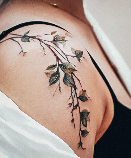 Top 100 Best Nature Tattoos For Women - Wilderness Design Ideas