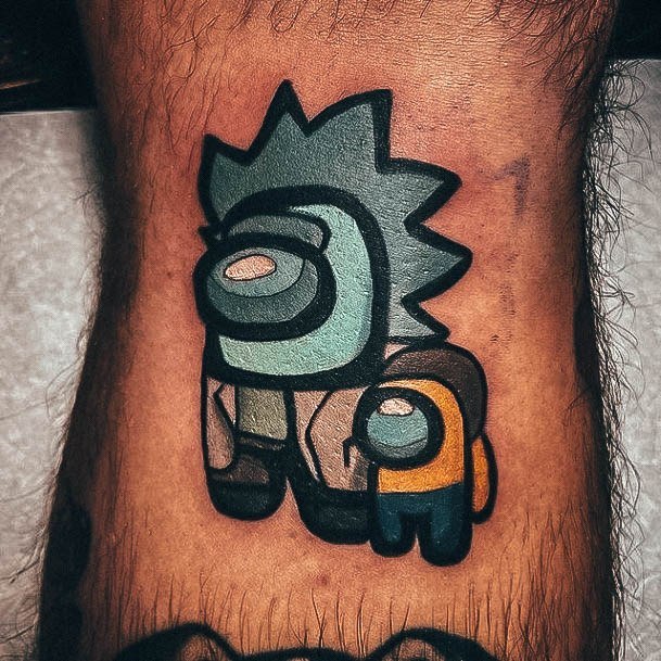 Wonderful Body Art Rick And Morty Tattoo For Women