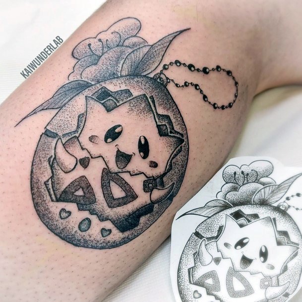 Wonderful Body Art Tamagotchi Tattoo For Women