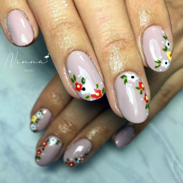 Wonderful Body Art Tan Beige Dress Nail For Women