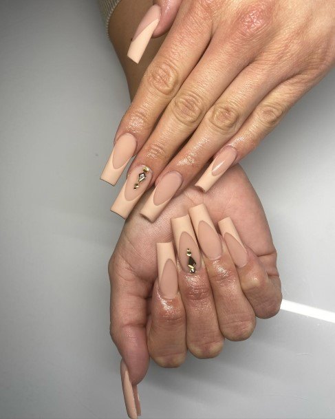 Wonderful Body Art Tan Nail For Women