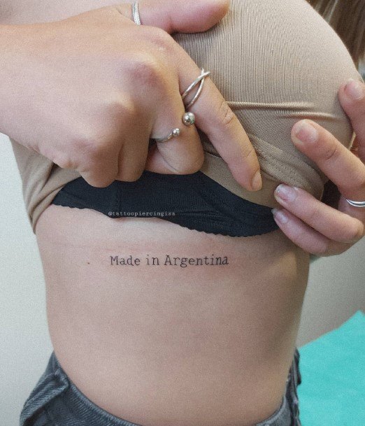 Wonderful Body Art Typewriter Tattoo For Women