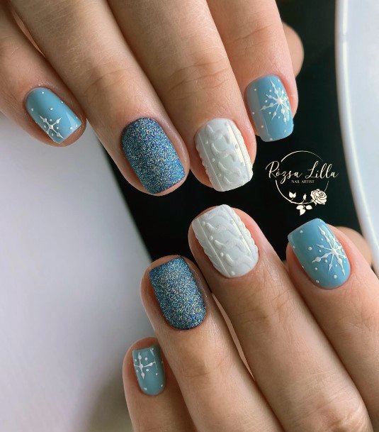 Wonderful Body Art Winter Nail For Women