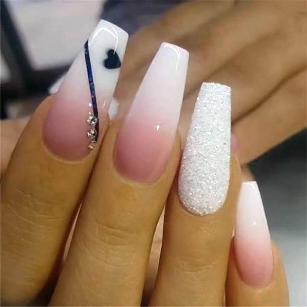 Top 50 Best White Ombre Nails for Women Simple Classy Designs