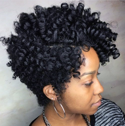 Top 60 Best Short Curly Hairstyles For Black Women - Naturally Cute Ideas