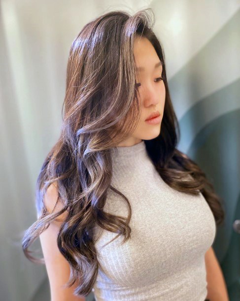 Wonderful Waves Asian Hairstyle Women