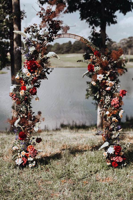 Wonderful Wedding Arch Flowers