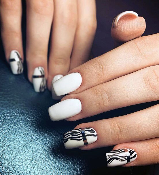 Wonderful White Gel Nails Women