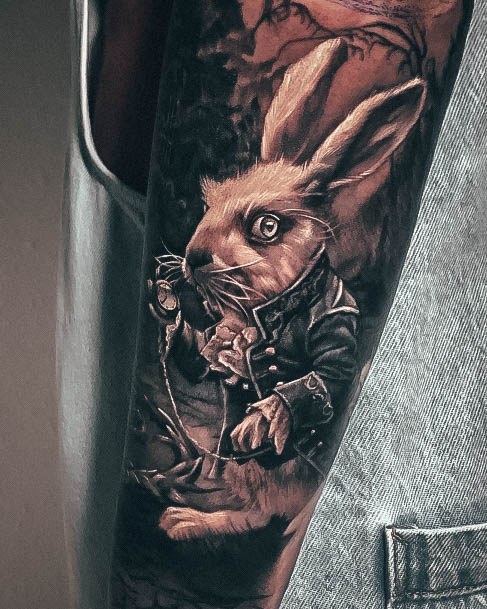 Wondrous Alice In Wonderland Tattoo For Woman