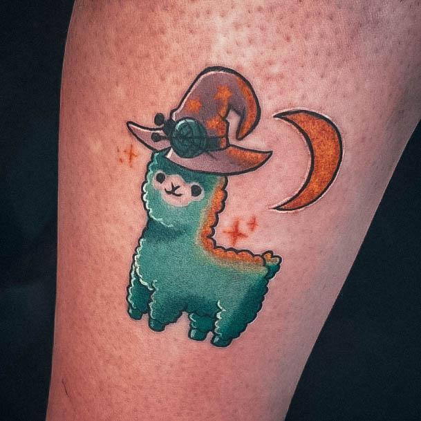 Wondrous Alpaca Tattoo For Woman