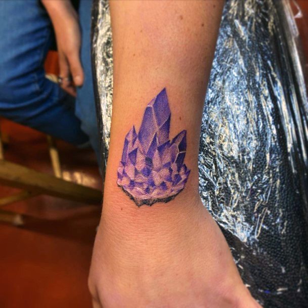 Wondrous Amethyst Tattoo For Woman