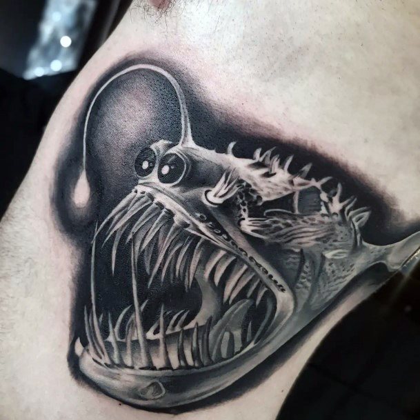 Wondrous Anglerfish Tattoo For Woman