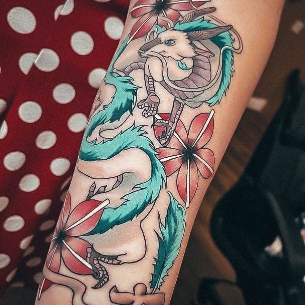 Wondrous Anime Tattoo For Woman