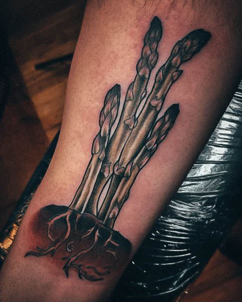 Wondrous Asparagus Tattoo For Woman