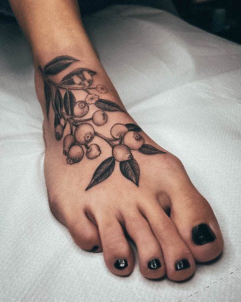 Wondrous Blueberry Tattoo For Woman