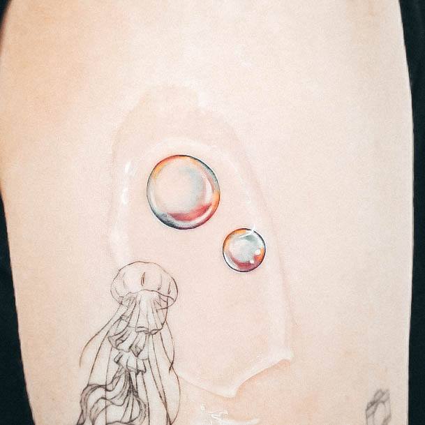 Wondrous Bubble Tattoo For Woman