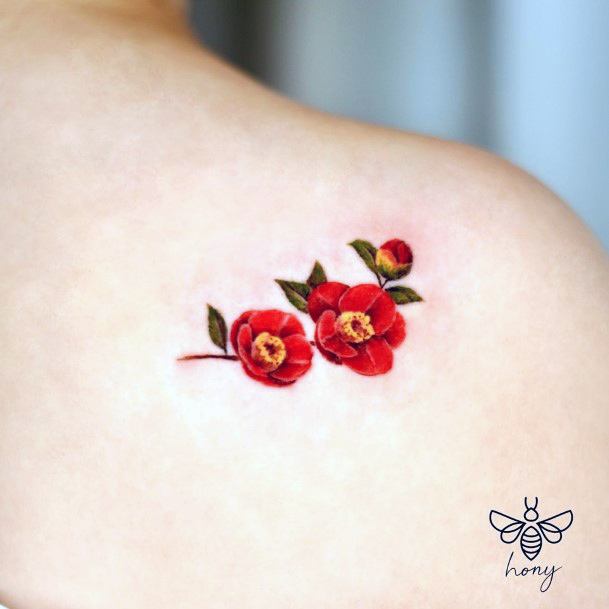 Wondrous Camellia Tattoo For Woman