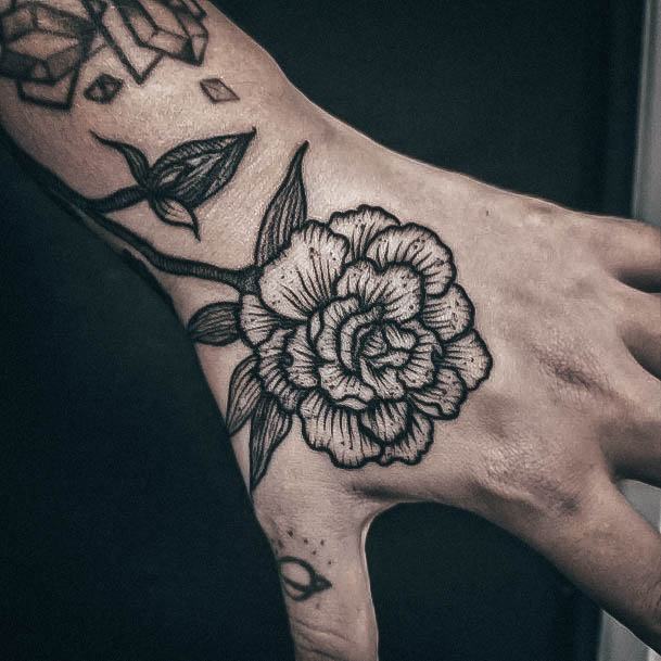 Wondrous Carnation Tattoo For Woman