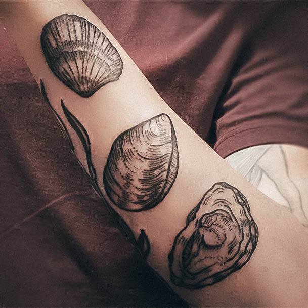 Wondrous Clam Tattoo For Woman